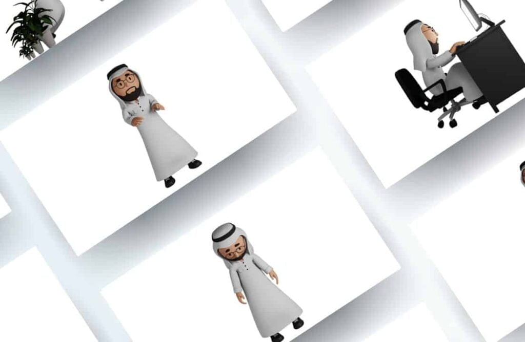 شخصية كارتونية متحركة
