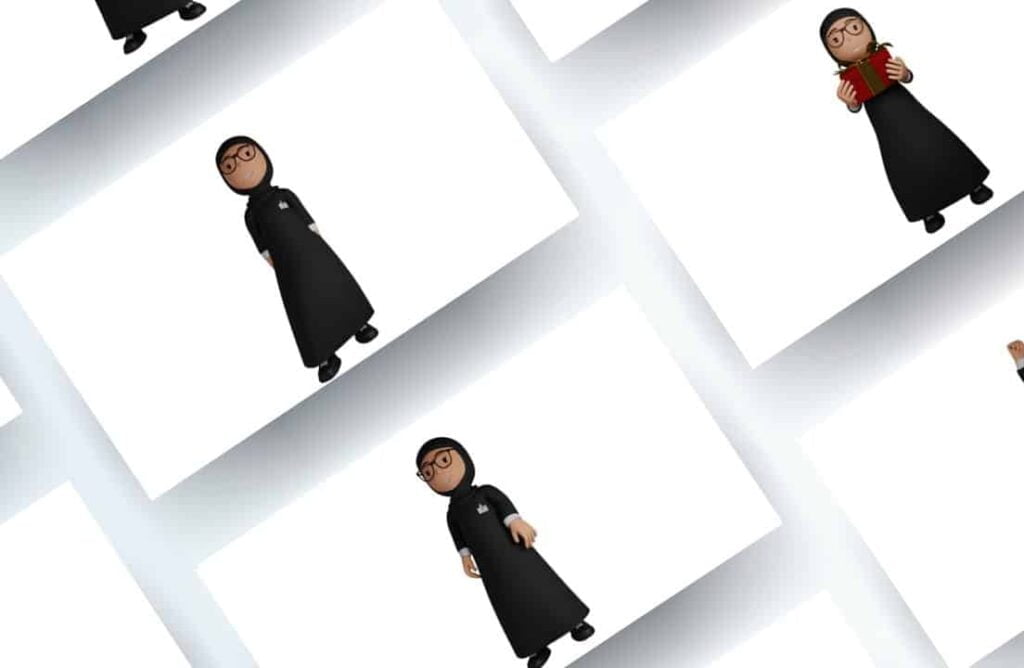Animated cartoon character