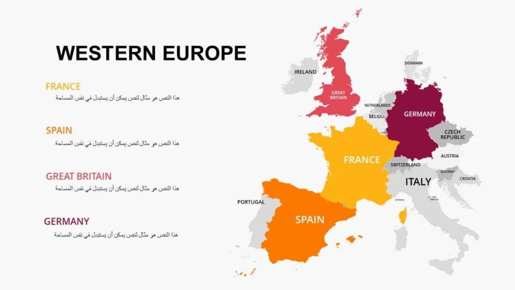 Karten europäischer Länder