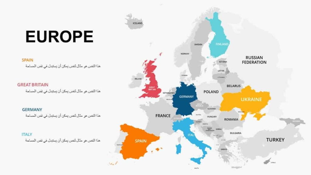 Karten europäischer Länder
