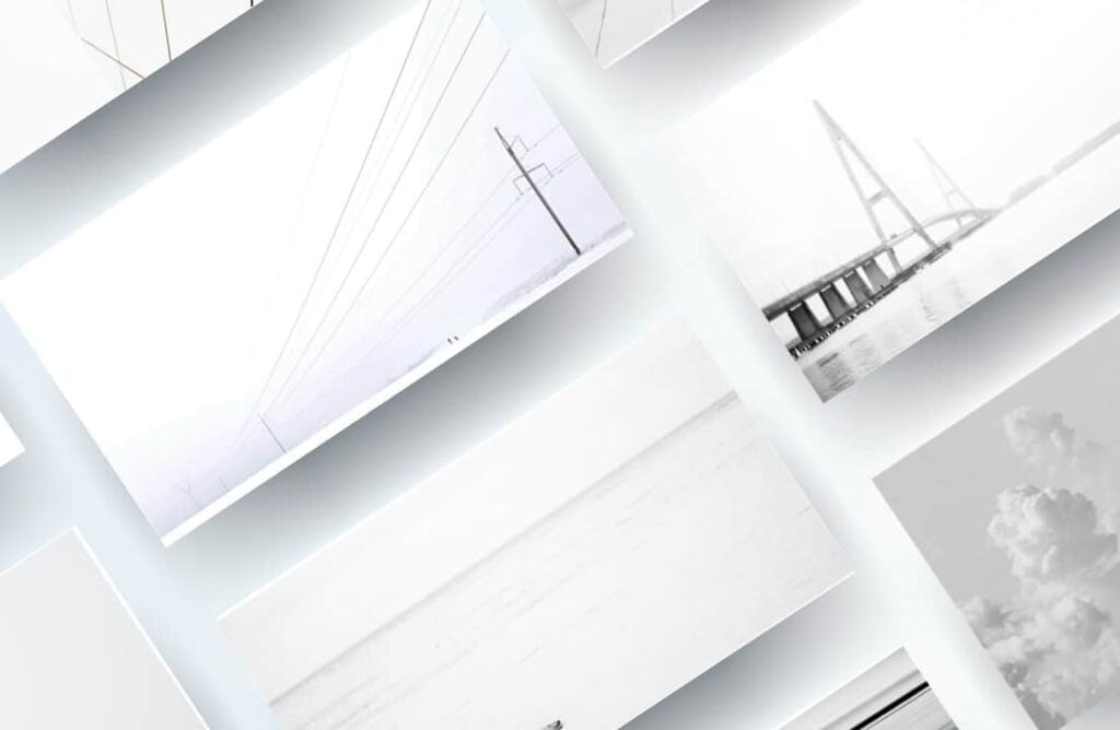 Black and White PowerPoint Backgrounds