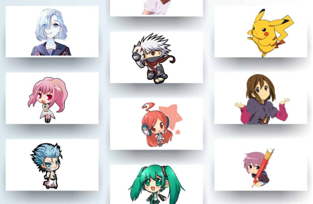 شخصيات انمي
