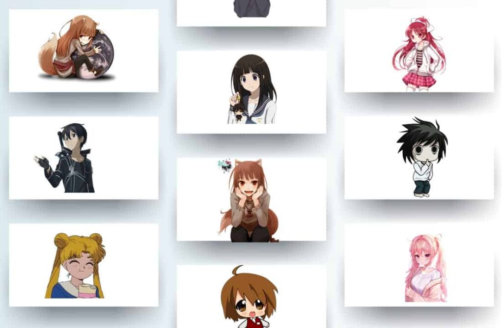 شخصيات انمي