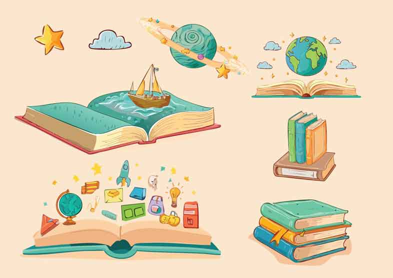 مطوية عن القراءة للاطفال