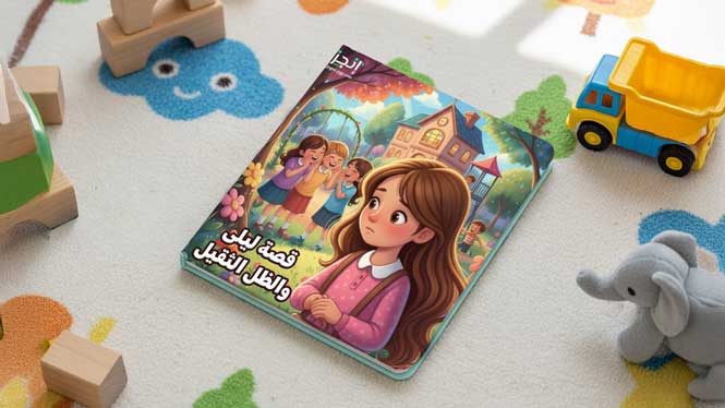 Eine Kindergeschichte: Layla und der schwere Schatten