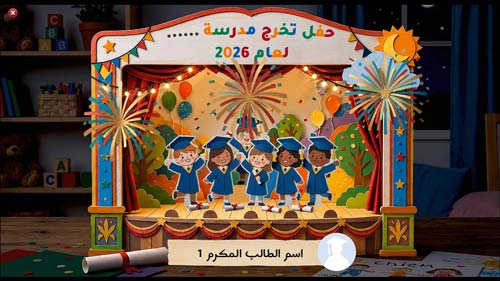 Children's graduation ceremony, awards segment