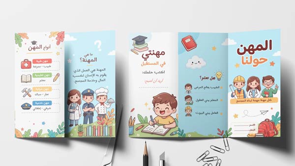 Brochure about professions