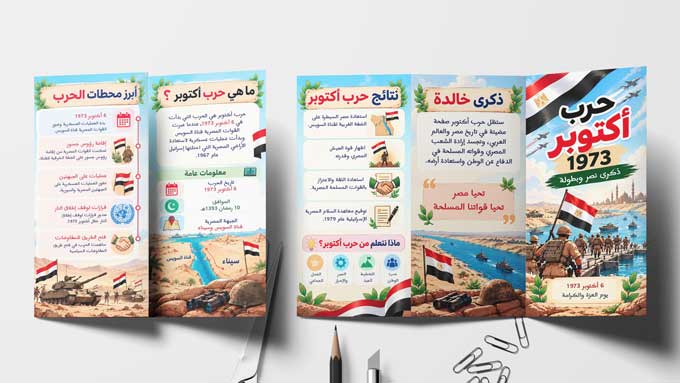 مطوية عن حرب اكتوبر