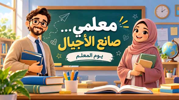 عرض بوربوينت عن يوم المعلم
